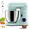 3-IN-1 Electric Stand Mixer, 660W 10-Speed With Pulse Button, Attachments include 6.5QT Bowl, Dough Hook, Beater, Whisk for Most Home Cooks, Agave Gre