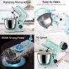 3-IN-1 Electric Stand Mixer, 660W 10-Speed With Pulse Button, Attachments include 6.5QT Bowl, Dough Hook, Beater, Whisk for Most Home Cooks, Agave Gre