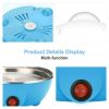 Rapid Egg Cooker Electric for Hard Boiled, Poached, Scrambled Eggs, Omelets, Steamed Vegetables, Seafood, Dumplings, 14 capacity, with Auto Shut Off F