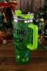 Green Christmas Grinch Glittering 304 Stainless Steel Thermos Cup