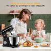 3-IN-1 Electric Stand Mixer, 660W 10-Speed With Pulse Button, Attachments include 6.5QT Bowl, Dough Hook, Beater, Whisk for Most Home Cooks, Onyx Blac