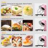 3-IN-1 Electric Stand Mixer, 660W 10-Speed With Pulse Button, Attachments include 6.5QT Bowl, Dough Hook, Beater, Whisk for Most Home Cooks, Sakura Pi